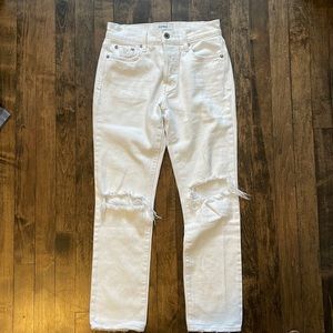 Pistola white ripped jeans